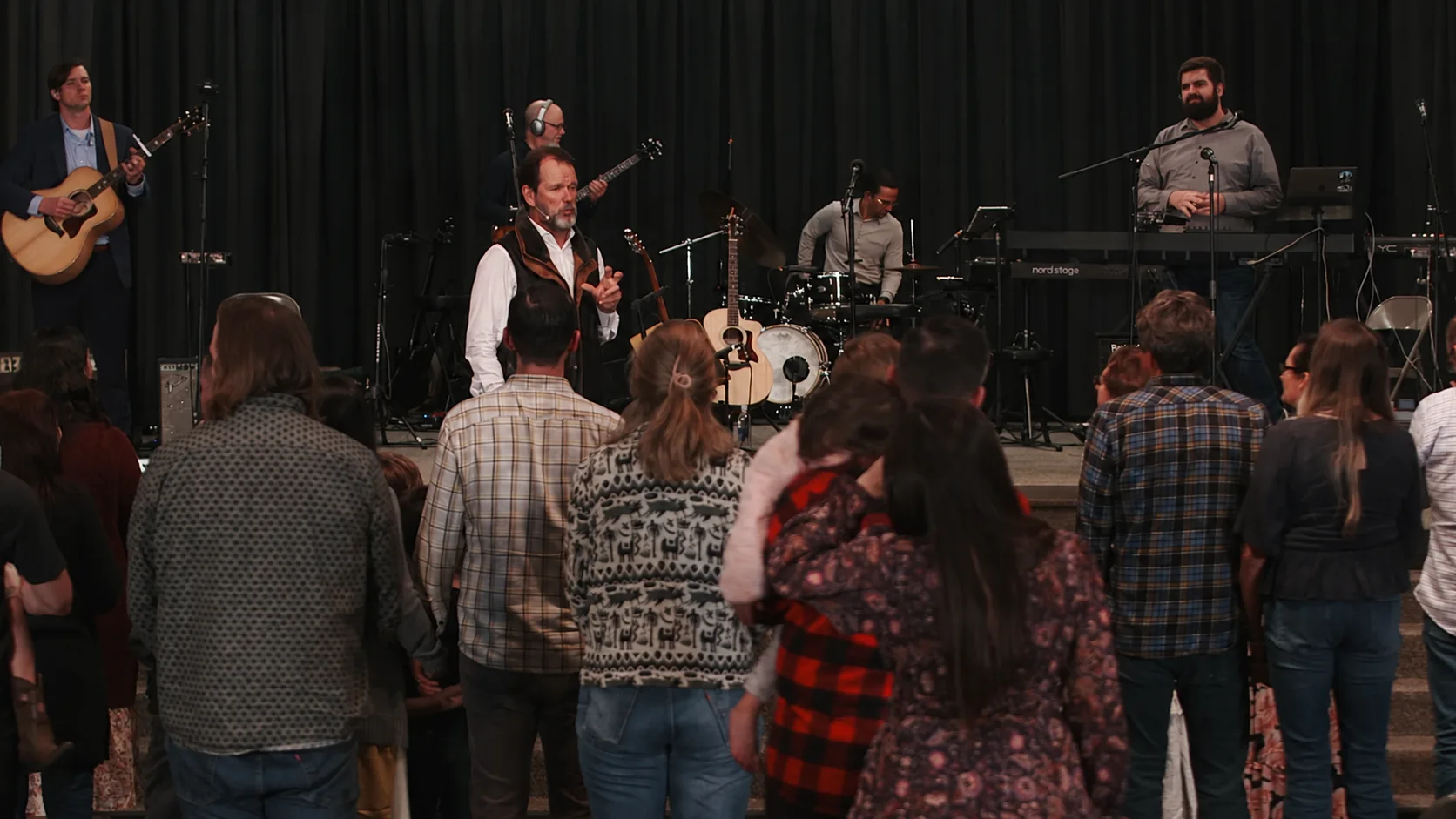 The Abiding Place congregation gathered for worship